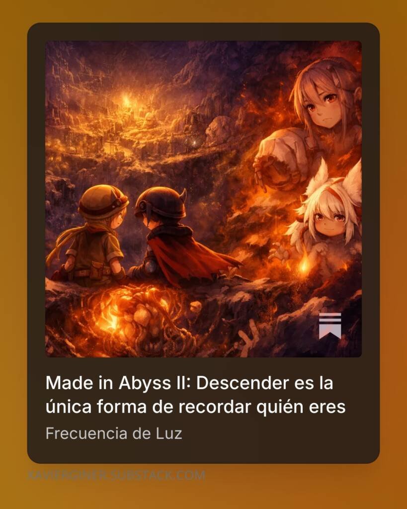 Made in Abyss: significado espirual, simbolismo y transformado viaje del alma 13 composed