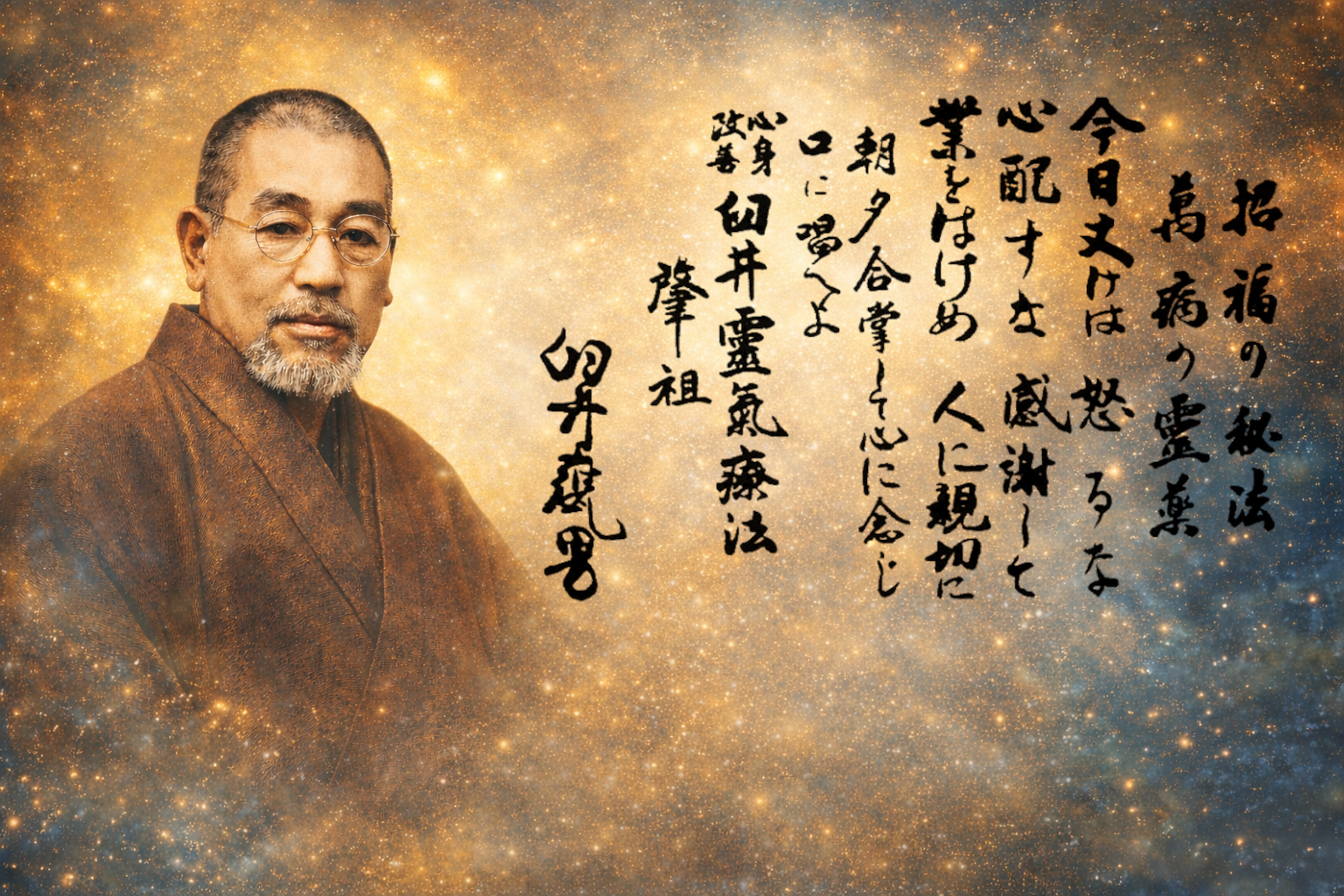 Mikao Usui y los 5 principios