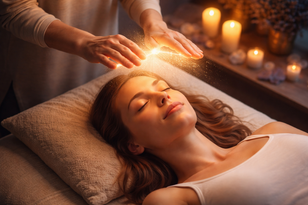Reiki para el estrés: cómo funciona y cuándo ayuda de verdad 2 Sesión de reiki para el estrés en Barcelona